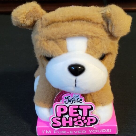 Justice Petshop Animal Stuffies with Leash 3 Styles - Picture 3 of 3